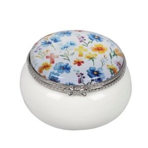 Cross Floral Pill Case
